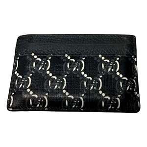 Gucci GG Shadow Black White Card Holder
